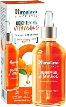 Himalaya Since 1930 Brightening Vitamin C Orange Serum with Hyaluronic Acid & Niacinamide - 15ml | Dark Spot Correction, Antioxidant Glow & Hydration على Amazon.ae - متتبع الأسعار