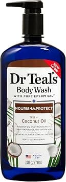 Dr Teal's Epsom Salt Body Wash - Coconut Oil 710ml - Best Deal Finder