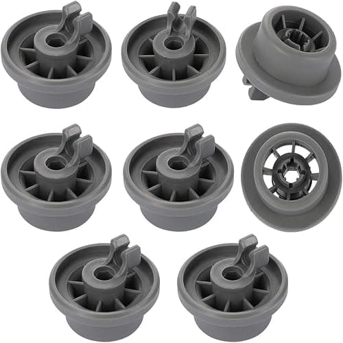 8 Pack Dishwasher Lower Rack Wheel Replacement, Fit for Bosch Kenmore & Neff Siemens Dishwashers على Amazon.ae - متتبع الأسعار