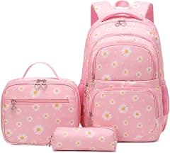 Girls Backpack Kids School Bookbag Set for Teen Girls Elementary Students Casual Back Pack with Lunch Box - Amazon.ae Price Tracker