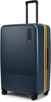 MOKOBARA Iconic Range The Check-in Luggage 79cms | Large German Makrolon Polycarbonate Hard Sided Trolley with 8 Hinomoto Wheels | Suitcase – Ocean Sunray (Blue & Yellow) on Amazon.ae - Price Tracker