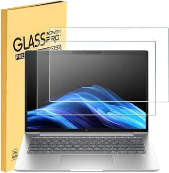 2 Pack Tempered Glass Screen Protector HP OmniBook Ultra Flip 2-in-1 14" (14-fh0000) Touchscreen Laptop 2025-2024, 9H Hardness Scratch Resistant Anti-Shatter Film Anti Fingerprint على Amazon.ae - متتبع الأسعار