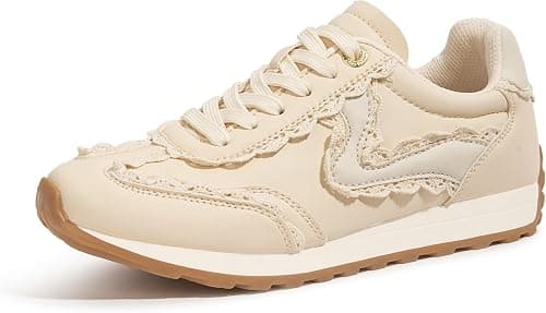 LUCKY STEP Women's Fashion Sneakers Trendy Tennis Shoes Neutral Stylish Retro Trainers Casual Running Walking Shoes on Amazon.ae - Price Tracker