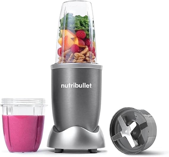 NutriBullet 600 Watts, 3pc Accessories, Multi-Function High Speed Blender, Mixer System With Nutrient Extractor, Smoothie Maker, Grey, NBR-0612,1 year limited warranty on Amazon.ae - Price Tracker