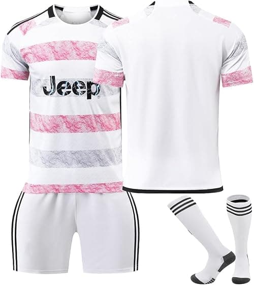 2023/24 Away JUV Football Jersey Kit– Customized Signed Edition–Soccer Uniform Set with Shorts,Socks&Knee Pads–Athletic Training Gift for Men,Youth&Boys(16–3XL) على Amazon.ae - متتبع الأسعار