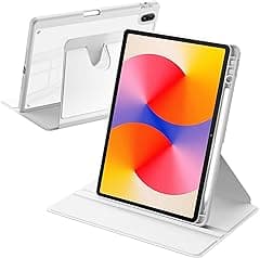 Rotating Case Compatible with Huawei MatePad SE 11 Inch 2024 with Pen Holder, 360 Degree Rotation Protective Stand Cover Clear Back, Auto Wake/Sleep, Grey - Amazon.ae Price Tracker