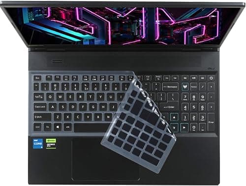 Silicone Keyboard Cover Skin Compatible for 2024 Acer Predator Helios Neo 16 PHN16-72 Gaming Laptop & 2024 Acer Predator Helios 16 PH16-72 Gaming Laptop (Black) على Amazon.ae - متتبع الأسعار