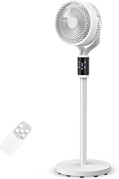 Pedestal Fan, 40'' Oscillating Standing Fan with Remote Control, Adjustable Height Air Circulation Floor Fan, Timer, 6 Speeds Adjustable Stand Fan for Home, Bedroom, Dormitory, Office على Amazon.ae - متتبع الأسعار