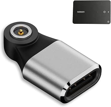 Charger Adapter for UGREEN FineTrack Slim Wallet Tracker Card/Slim S (Samsung Only) Wallet Tracker Card, Replacement Magnetic USB-C Charging Converter(Silver) on Amazon.ae - Price Tracker