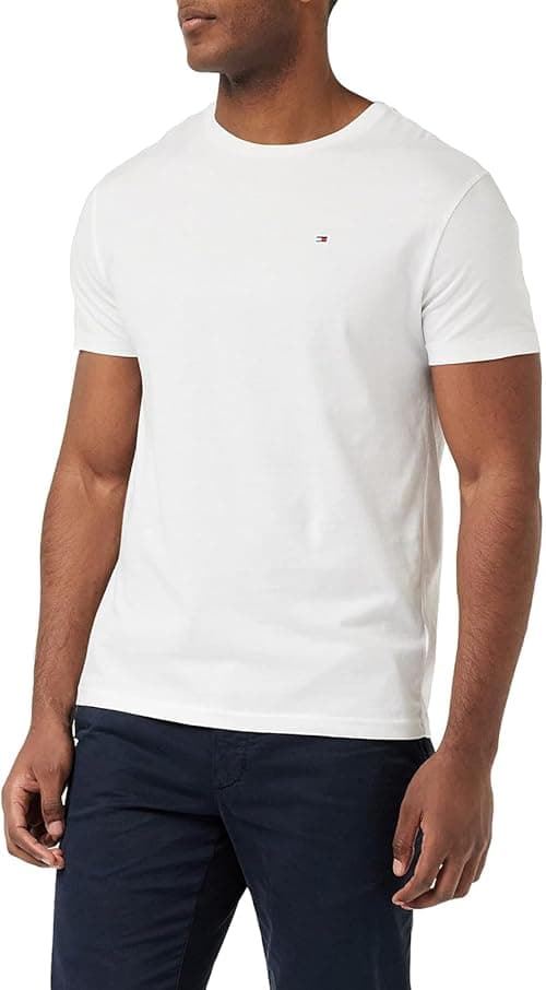 Tommy Hilfiger Mens Cotton Cn Tee Ss Icon Sports Shirt on Amazon.ae - Price Tracker