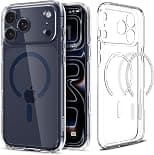 Spigen Ultra Hybrid MagFit for iPhone 17 Pro Max case cover [TPU Covered Camera Control] MagSafe compatible - Clear Deep Blue - Amazon.ae Price Tracker