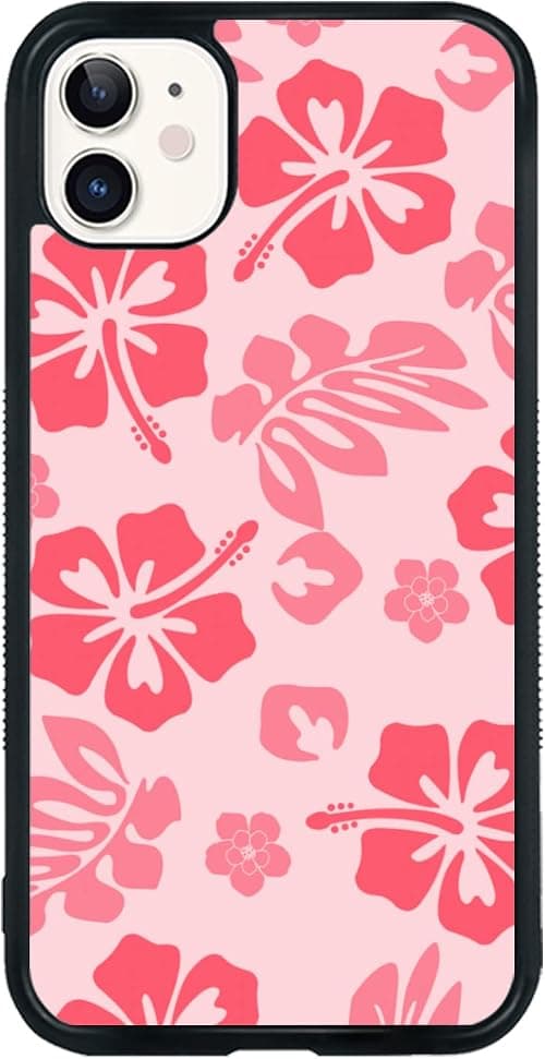 FANXI Red Hibiscus Phone Case Compatible with iPhone 11 6.1 Inch - Shockproof Protective TPU Cute Flower Printed Phone Case Designed for iPhone 11 Case for Men Women Girls on Amazon.ae - Price Tracker