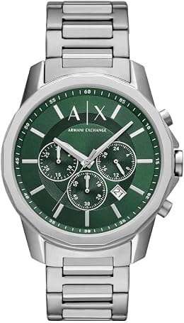Armani Exchange AX1771 44mm Classic Quartz Chronograph Watch for Men - Best Deal Finder