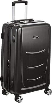 Amazon Basics Hardshell Carry On Spinner - 20 inch (50cm), Material: ABS+ Polycarbonate, Slate Grey - Best Deal Finder