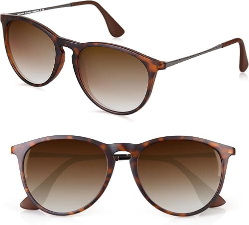 [Valensole] Sunglasses Ultralight 19g 54 Polarized Lens Grey&Black Gradient Tea Erika Classic UV400 anti-UV Sunglass for men women on Amazon - Best Deal Finder
