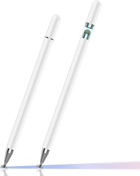 Stylus Pens for Touch Screens, High Precision and Sensitivity,2 in 1 Universal Stylus Pen for iPhone/iPad/Android/Microsoft Tablets (White) على Amazon.ae - متتبع الأسعار