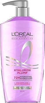 L'Oreal Paris Elvive Hyaluron Plump Hydrating Shampoo for Dehydrated, Dry Hair Infused with Hyaluronic Acid Care Complex, Paraben-Free, 26.5 Fl Oz on Amazon.ae - Price Tracker