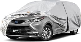 Kayme 6 Layers Minivan Car Cover Waterproof All Weather for Automobiles, Outdoor Full Cover with Zipper, Universal Fit for Pacifica, Grand Caravan, Honda Odyssey, Sienna, Station Wagon(191-206 inch) - Best Deal Finder
