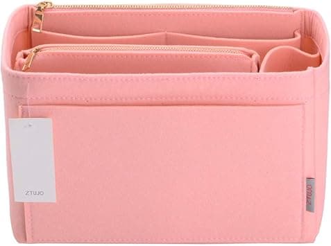 ZTUJO Purse Organizer, Felt Bag Organizer Insert For Speedy, Neverfull, Graceful, Tote, Handbag, Shaper (Medium, Brush Pink) on Amazon.ae - Price Tracker