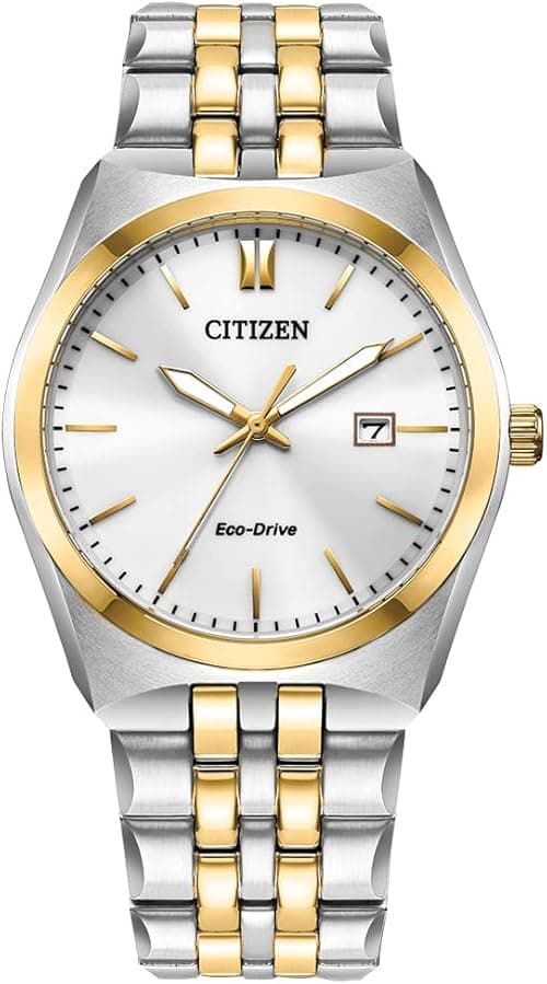 Citizen Men's Classic Corso Eco-Drive Watch, 3-Hand Date, Luminous Hands and Markers, Two-Tone Stainless Steel on Amazon.ae - Price Tracker