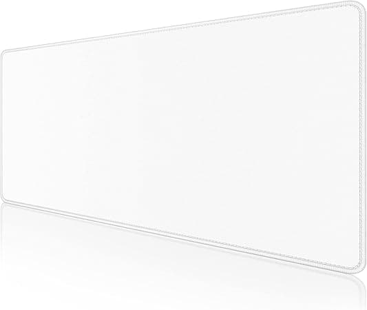 Dapesuom Large Gaming Mouse Pad, Extended Mousepad with Stitched Edges, Water Resist Keyboard Pad with Non-Slip Base, Big XXL Mousepad Desk Mat for Gamer, Laptop, Office, 31.5x15.7in, Ivory White - Amazon.ae Price Tracker