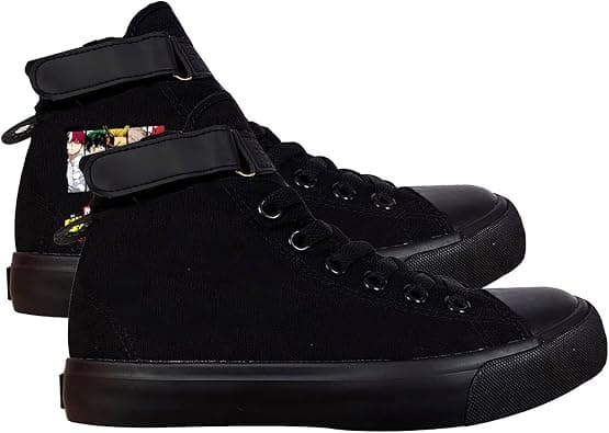 DHSPKN Mha Canvas Shoes Anime Deku Sneakers Izuku Todoroki Cosplay High-Top Shoes على Amazon.ae - متتبع الأسعار