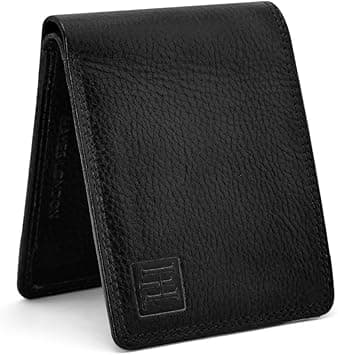 HAYES LONDON Genuine Leather Wallet for Men, Original Wallet with RFID Blocking, Bifold Purse with 8 Compartments (Signature Black) on Amazon.ae - Price Tracker