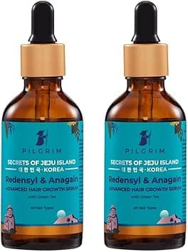 Pilgrim Redensyl 3% + Anagain 4% Advanced Hair Growth Serum With Natural Ingredients For Unisex, 100ml - Amazon.ae Price Tracker