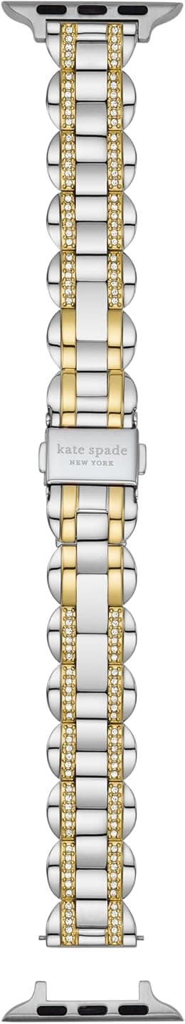 Kate Spade New York Designer Interchangeable Stainless Steel Band Compatible with Your 38/40/41mm Apple Watch Series 9/8/7/6/5/4/3/2/1/SE - Best Deal Finder