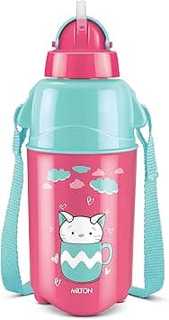Milton 370ml Plastic Water Bottle with Straw for Kids – PU Insulated to Keep Drinks Hot or Cold for Hours, Leakproof, Sipper Bottle for School, Travel & Picnic, Kool Trendy 400, Cherry Pink - Amazon.ae Price Tracker