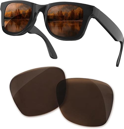 Replacement Lenses for Ray-Ban Meta Smart Glasses Gen 2/1/Wayfarer RW4006/4008/RW4012, 53mm Large/50mm Regular, Anti-Scratch on Amazon.ae - Price Tracker