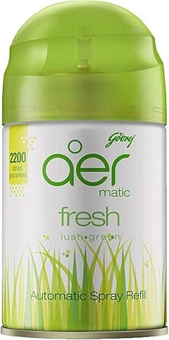 Godrej aer Matic, Automatic Air Freshener Refill Pack - Fresh Lush Green (225 ml), Fghkarpox012 - Amazon.ae Price Tracker