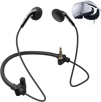 REEYEAR PSVR2 Earbuds Replacement, 3D Audio Crystal Sound Noise Cancellation Gaming Headsets fits for PlayStation VR 2,Black على Amazon.ae - متتبع الأسعار