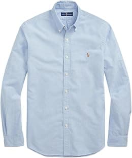 POLO RALPH LAUREN Men's Long Sleeve Slim Fit Oxford Button Down Shirt - Best Deal Finder