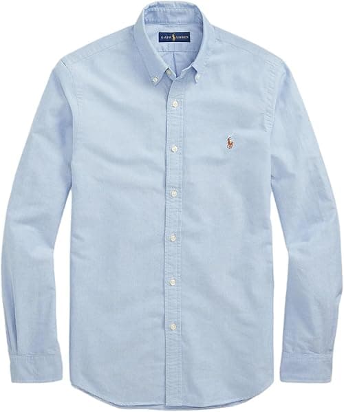 POLO RALPH LAUREN Men's Long Sleeve Slim Fit Oxford Button Down Shirt on Amazon.ae - Price Tracker