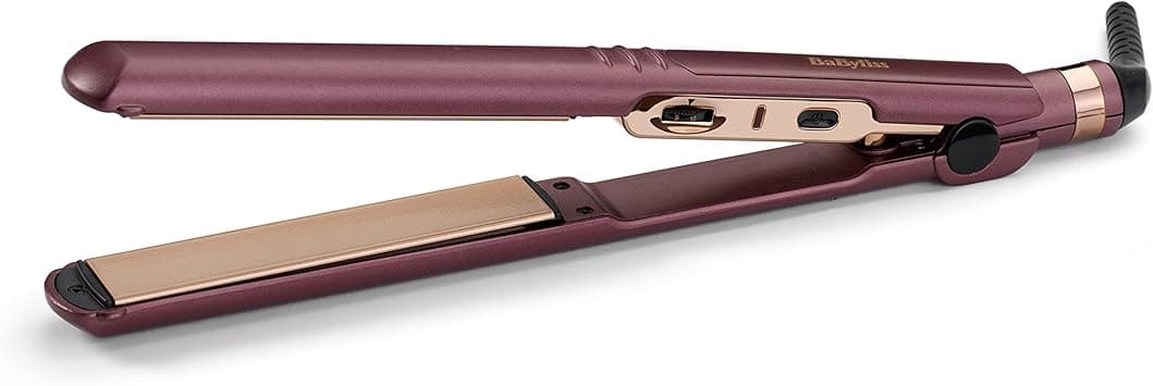 BaByliss Hair Straightener Berry Crush 230, 10 Heat Settings From 140c - 230c For Use On All Hair Types l Long Length 3m Swivel Cord, Long Length Plates For Fast Smooth Styling, 2183PSDE (Brown) on Amazon.ae - Price Tracker
