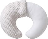 Nursing Pillow and Positioner, Breastfeeding, Bottle Feeding, Baby Sitting Support with Removable Ultra Soft Minky Cover, Tummy Time Support for Baby Boys and Girls (Beige) - Best Deal Finder