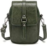 Women Vintage Crossbody Phone Bag, Small Messenger Shoulder Bag Cash Handbag Wallet Purse - Best Deal Finder