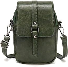 Women Vintage Crossbody Phone Bag, Small Messenger Shoulder Bag Cash Handbag Wallet Purse - Best Deal Finder