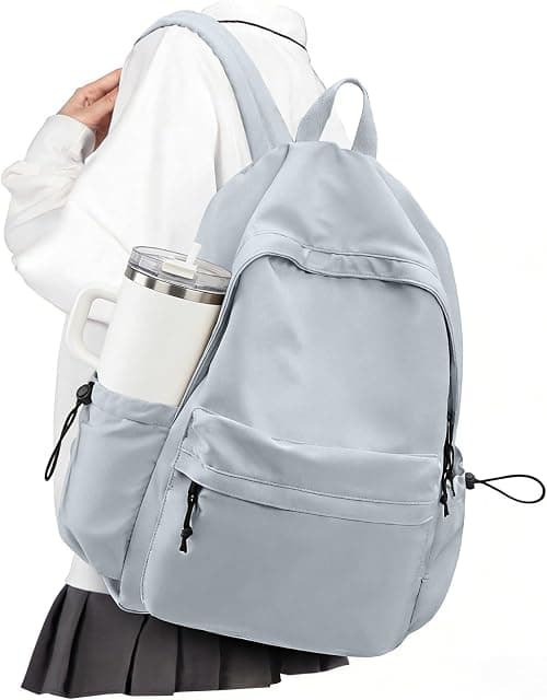 VECAVE Lightweight Casual Laptop Backpack Purse for Women,Travel Backpack with laptop compartment | Water Resistant Lightweight Cute College Secondary High Bookbags for Teenage Travel Laptop Work Back Pack Casual Daypack on Amazon.ae - Price Tracker