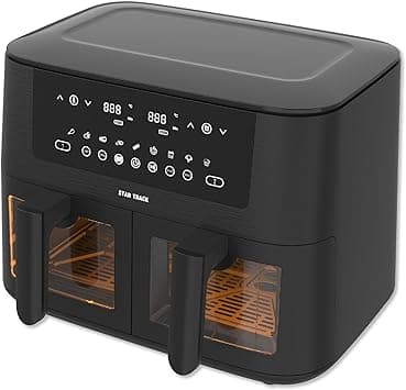 Star Track Air Fryer 10 L Capacity, Dual Compartment Tub, Airfryer With Nine Cooking Presets Function, ST-AF3040-TB100 on Amazon.ae - Price Tracker