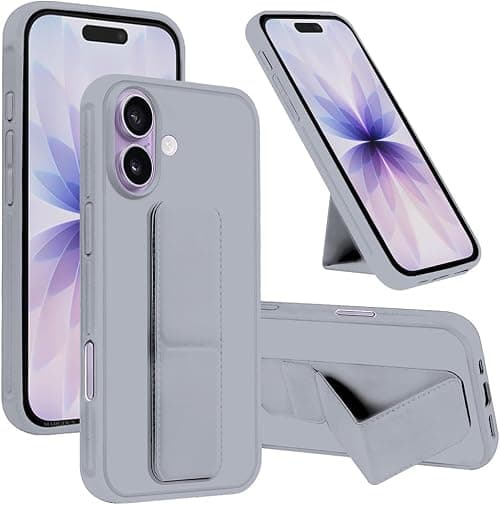 MARGOUN For iPhone 17 Case Cover Finger Grip Holder Phone Car Magnetic Multi-function Shockproof Protective Case Two-in-One Phone Holder Case (Grey, iP 17) on Amazon.ae - Price Tracker