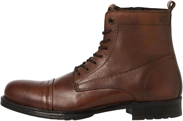 JACK & JONES SHAUN LEATHER BOOT SN mens Fashion Boot على Amazon.ae - متتبع الأسعار