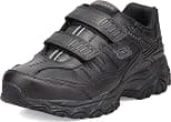 Skechers Men's Afterburn Strike Memory Foam Velcro Sneaker - Best Deal Finder