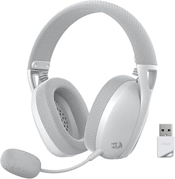 Redragon H848 Bluetooth Wireless Gaming Headset - Lightweight - 7.1 Surround Sound - 40MM Drivers - Detachable Microphone - Multi Platforms for PC, PS5/4/3, NS, Mobile on Amazon - Best Deal Finder