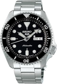Seiko Men's 5 Sports Automatic Mechanical Watch SBSA005, シルバー/ブラック, bracelet - Amazon.ae Price Tracker