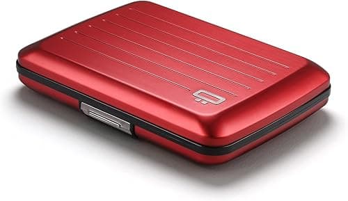 Aluminum card holder with metal lock, RFID Protection against fraud and demagnetization, Compact wallet, Smart Case OSLO model on Amazon.ae - Price Tracker