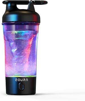 Electric Shaker Bottle, 750ml Blender Bottles for Protein Mixes, Portable USB C Rechargeable Pulse Protein Shake Bottle, BPA Free, Colorful Light Base (Black) on Amazon.ae - Price Tracker