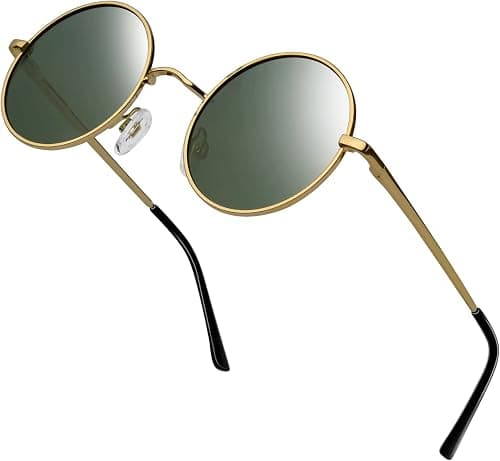 KANASTAL Hippie Round Polarized Sunglasses Women Men Small Circle Glasses on Amazon - Best Deal Finder