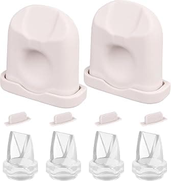 Breast Pump Replacement Parts Kit Compatible with Eufy Electric Wearable Breast Pumps E10 / E20 / S1 / S1 Pro, 10PCS Includes 4 Spout Caps, 4 Duckbill Valves & 2 Silicone Diaphragms, BPA Free on Amazon.ae - Price Tracker